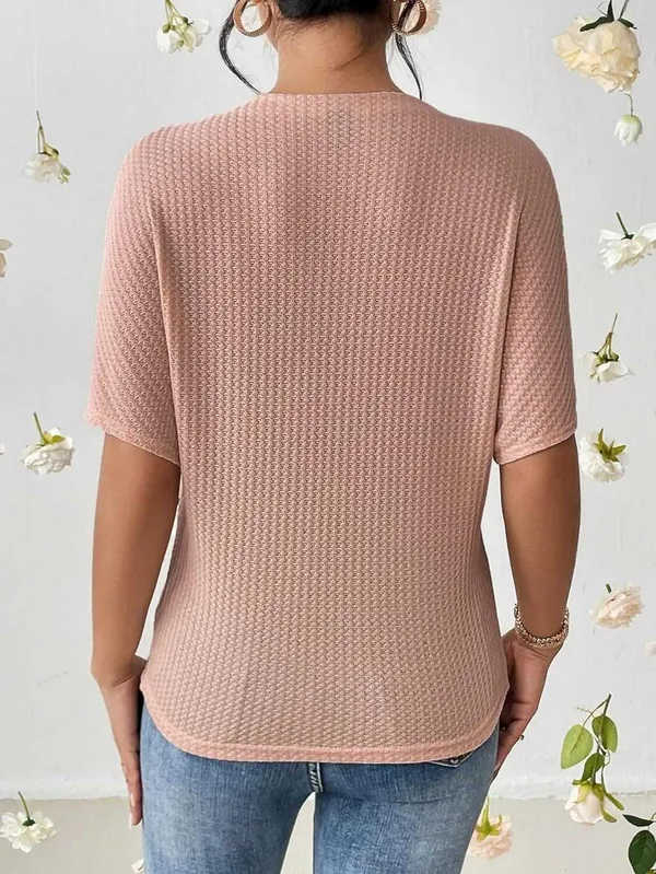 Pink_Premium_Wool_Self_Design_Boxy_Top_For_Women