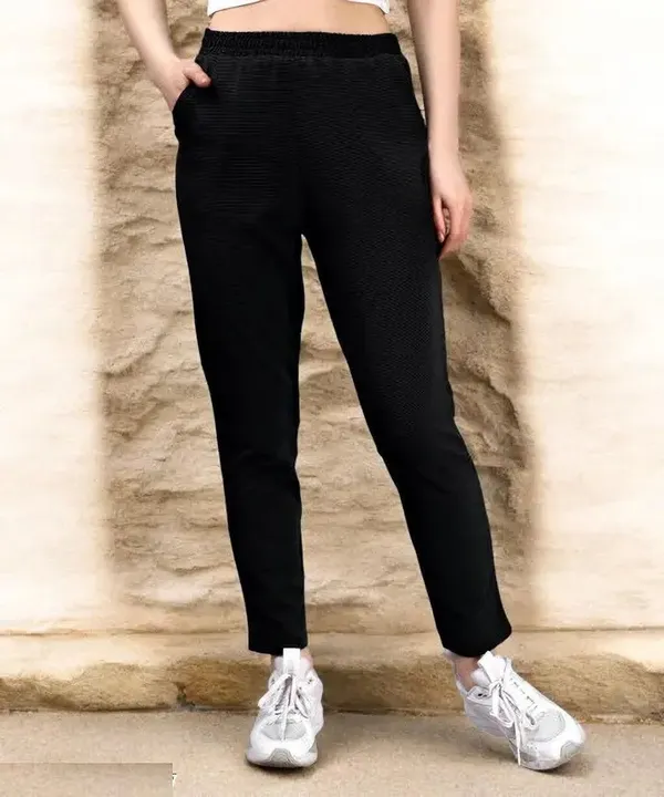 Black_Premium_Polyester_Solid_Chinos_For_Women