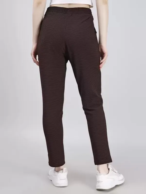 Brown_Premium_Polyester_Solid_Chinos_For_Women
