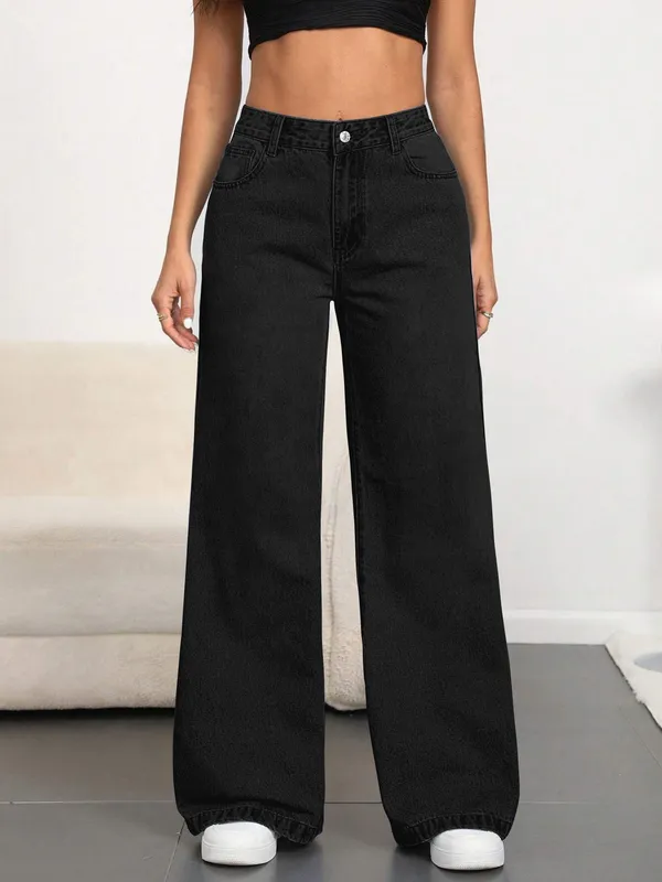 Black_Premium_Denim_Solid_Jeans_For_Women