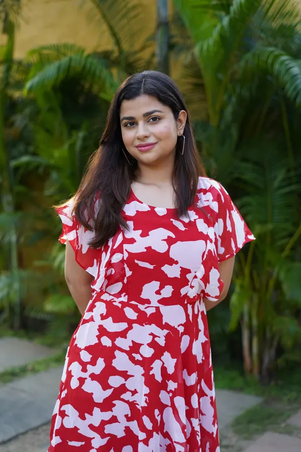 Red_Premium_Georgette_Printed_Dress_For_Women