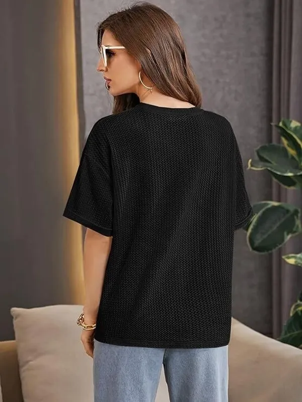 Black_Premium_Wool_Solid_Regular_Top_For_Women