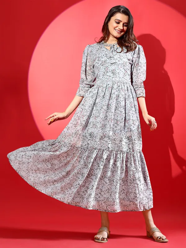 Grey_Premium_Georgette_Printed_Dress_For_Women
