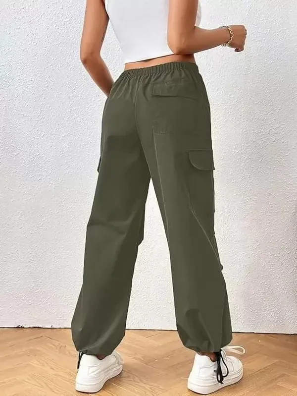 Green_Premium_Cotton_Blend_Solid_Cargo_For_Women