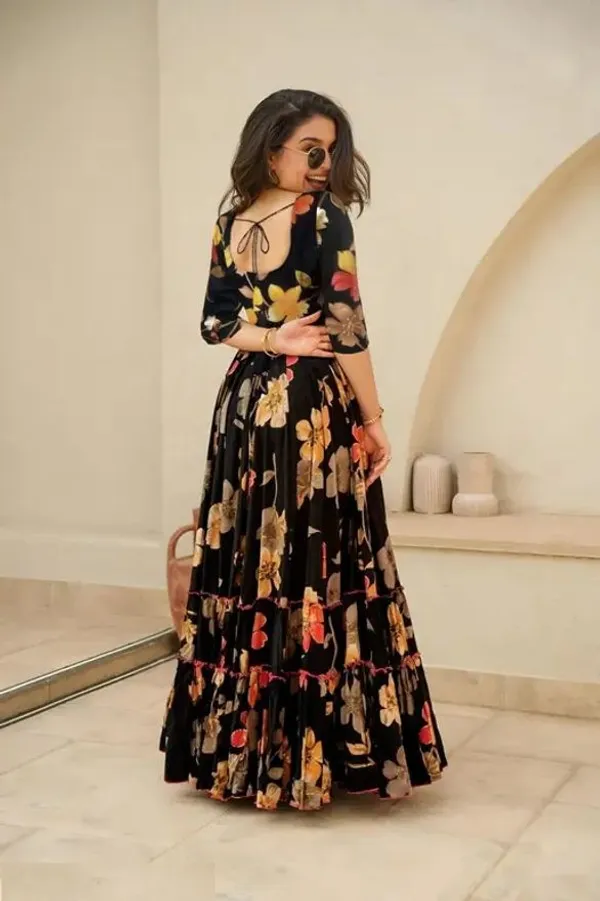 Black_Premium_Viscose_Rayon_Floral_Print_Anarkali_For_Women