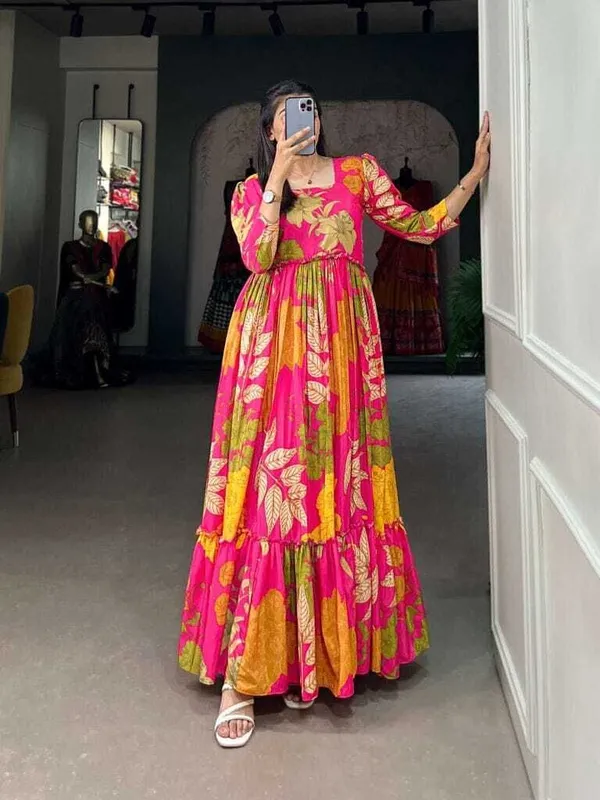 Pink_Premium_Georgette_Floral_Print_Anarkali_For_Women