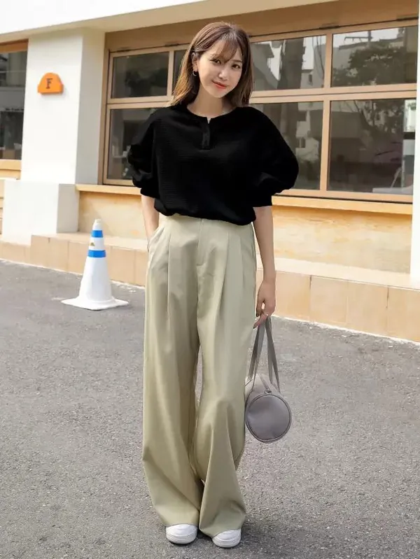 Black_Premium_Wool_Self_Design_Boxy_Top_For_Women
