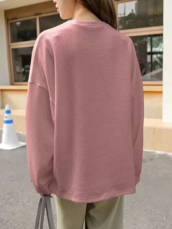 Pink_Premium_Wool_Self_Design_Boxy_Top_For_Women