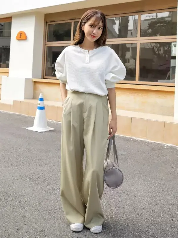 White_Premium_Wool_Self_Design_Boxy_Top_For_Women
