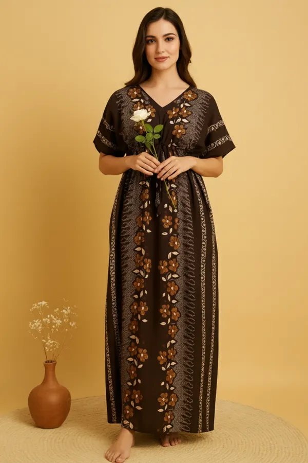 Brown_Cotton_Kaftan_Nighty_for_Women,_Kaftan_Night_Gowns_for_Women,_ideal_for_Nightwear_&_Loungewear