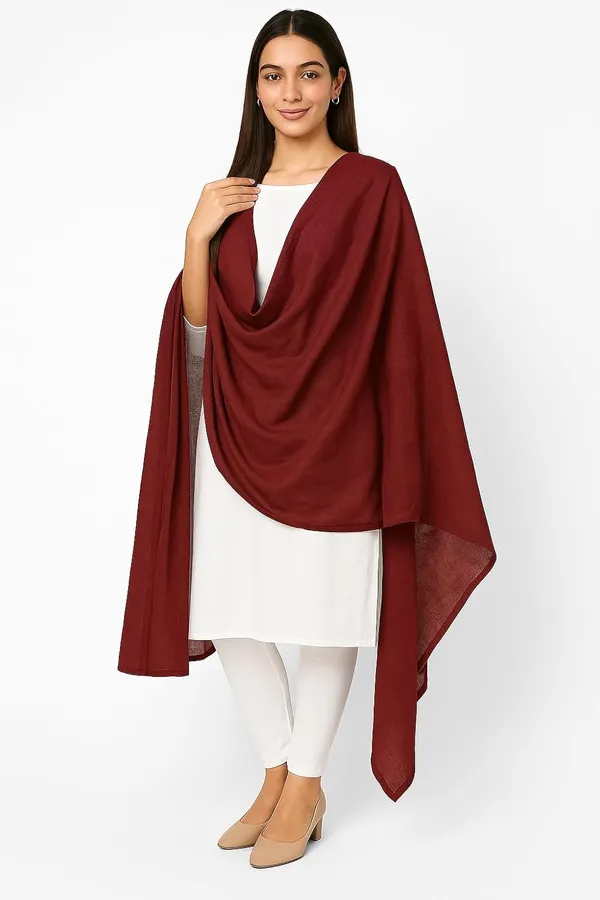 Pink_&_Maroon_Pure_Cotton_Solid_Dupatta_For_Women_Pack_Of_2