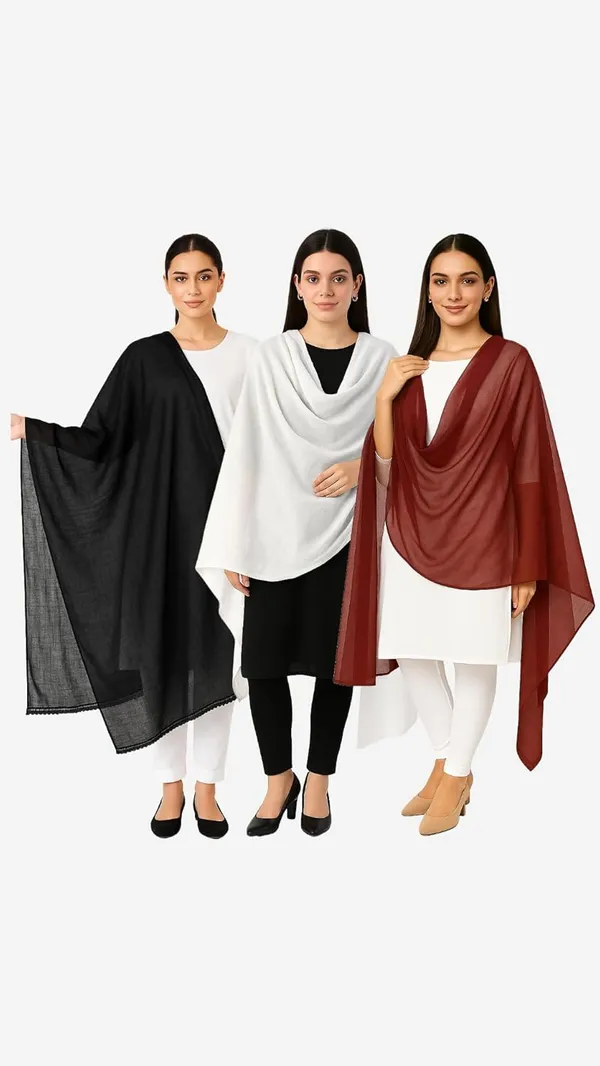 Pack_Of_3_Multicolor_Pure_Cotton_Dupatta_2.25_Meter_Soft_Chunni_Shawl_Stole_Dupatta_Combo_For_Summer_Wear