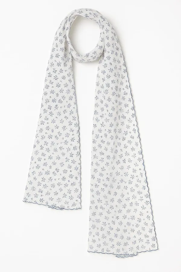 Blue_Floral_Print_Cotton_Feel_Dupatta_2.0_Meter_Soft_Breathable_Chunni_Shawl_Stole_With_Arco_Lace_Premium_Dupatta_For_Summer_Wear