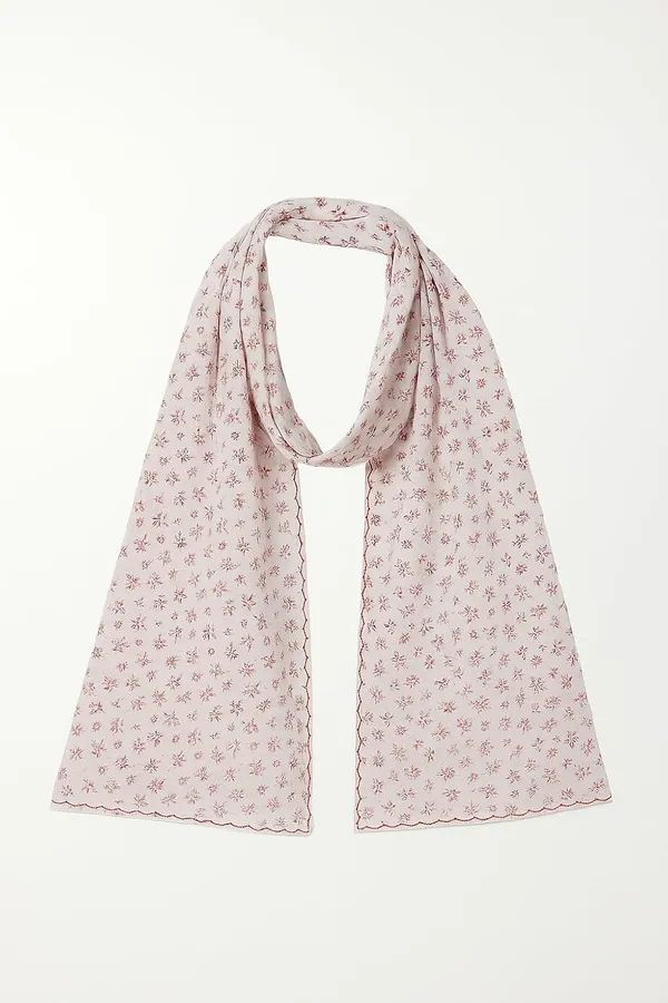 Red_Floral_Print_Cotton_Feel_White_Dupatta_2.0_Meter_Soft_Breathable_Chunni_Shawl_Stole_With_Arco_Lace_Premium_Dupatta_For_Summer_Wear