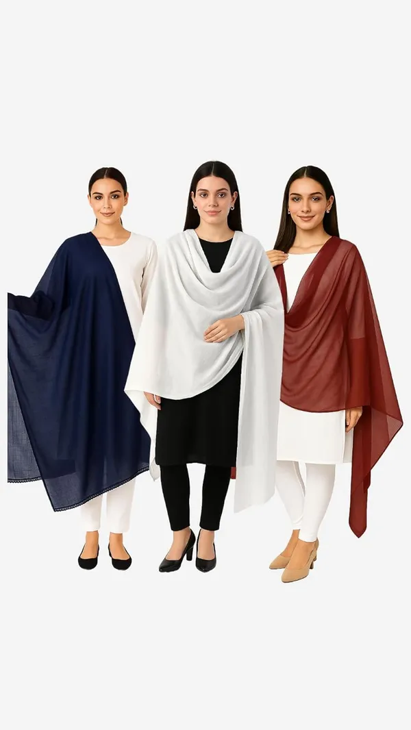Pack_Of_3_Multicolor_Pure_Cotton_Dupatta_2.25_Meter_Soft_Cotton_Chunni_Shawl_Stole_Dupatta_Combo_For_Summer_Wear