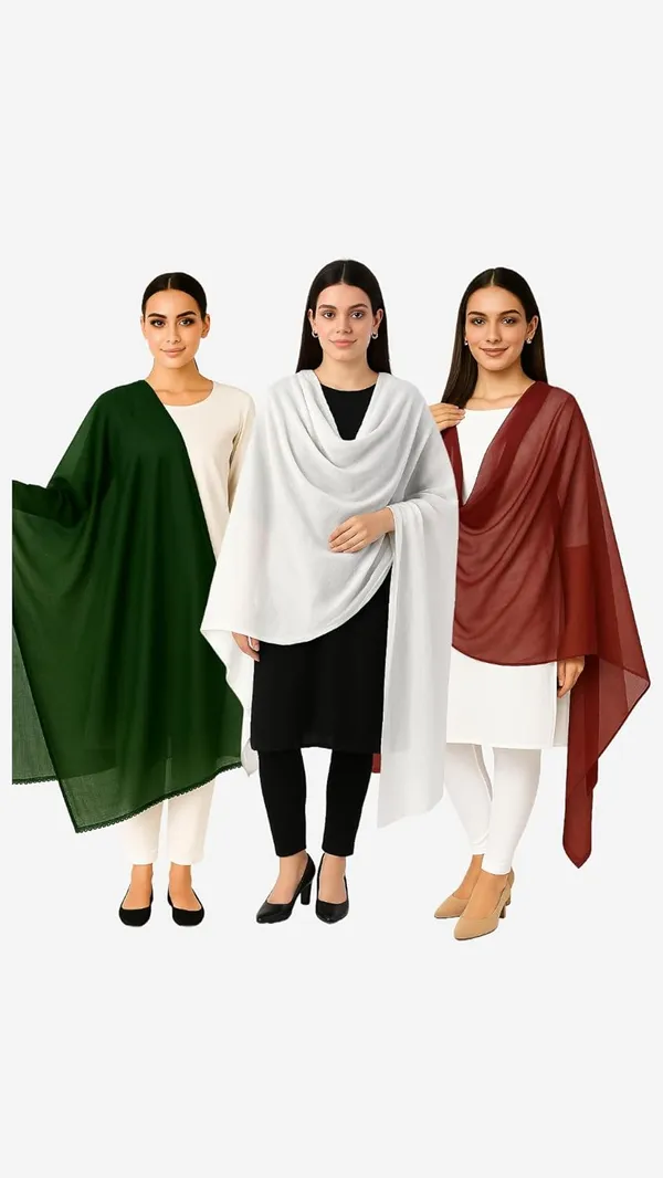 Pack_Of_3_Multicolor_Pure_Cotton_Dupatta_Combo_2.25_Meter_|_Soft_Cotton_Chunni_Shawl_Stole_For_Women