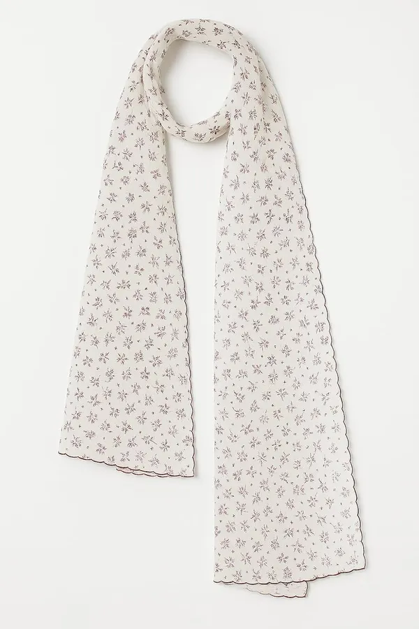 Maroon_Floral_Print_Cotton_Feel_Dupatta_2.0_Meter_Soft_Breathable_Chunni_Shawl_Stole_With_Arco_Lace_Premium_Dupatta_For_Summer_Wear