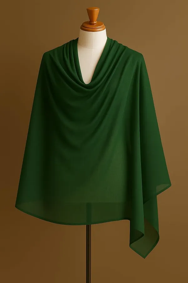 Pack_Of_2_White_&_Dark-Green_Pure_Cotton_Dupatta_2.25_Meter_Soft_Chunni_Shawl_Stole_Dupatta_Combo_For_Summer