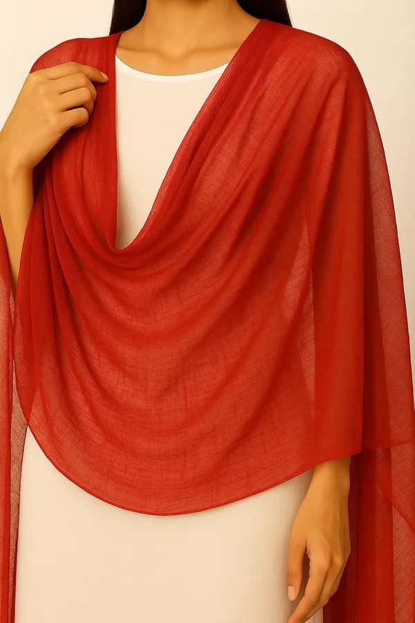 Pack_Of_2_White_&_Red_Pure_Cotton_Dupatta_2.25_Meter_Soft_Cotton_Chunni_Shawl_Stole_Dupatta_Combo_For_Summer