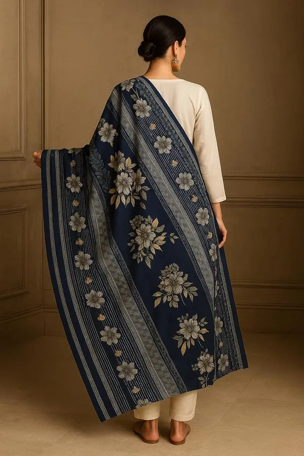 Navy_Blue_Pure_Cotton_Printed_Dupatta_2.25M_Fancy_Cotton_Premium_Heavy_Dupatta_Style_Versatile_Shawl_For_Women