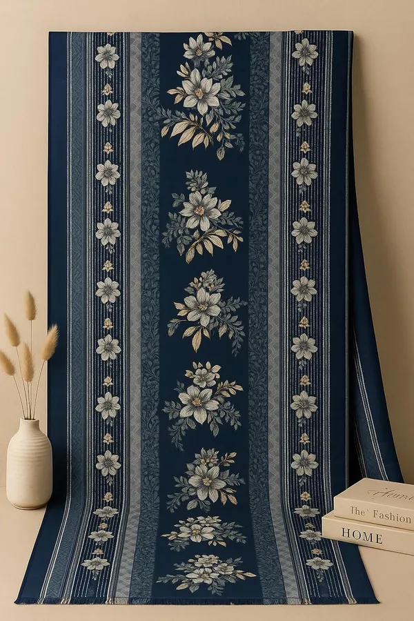 Navy_Blue_Pure_Cotton_Printed_Dupatta_2.25M_Fancy_Cotton_Premium_Heavy_Dupatta_Style_Versatile_Shawl_For_Women