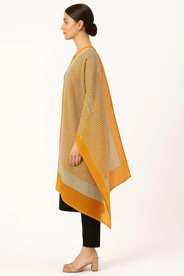 Orange_Striped_Cotton_Feel_Dupatta_2.0_Meter_Printed_Soft_Chunni_Shawl_With_Double_Layer_Arco_Border_Premium_Summer_Dupatta_For_Women