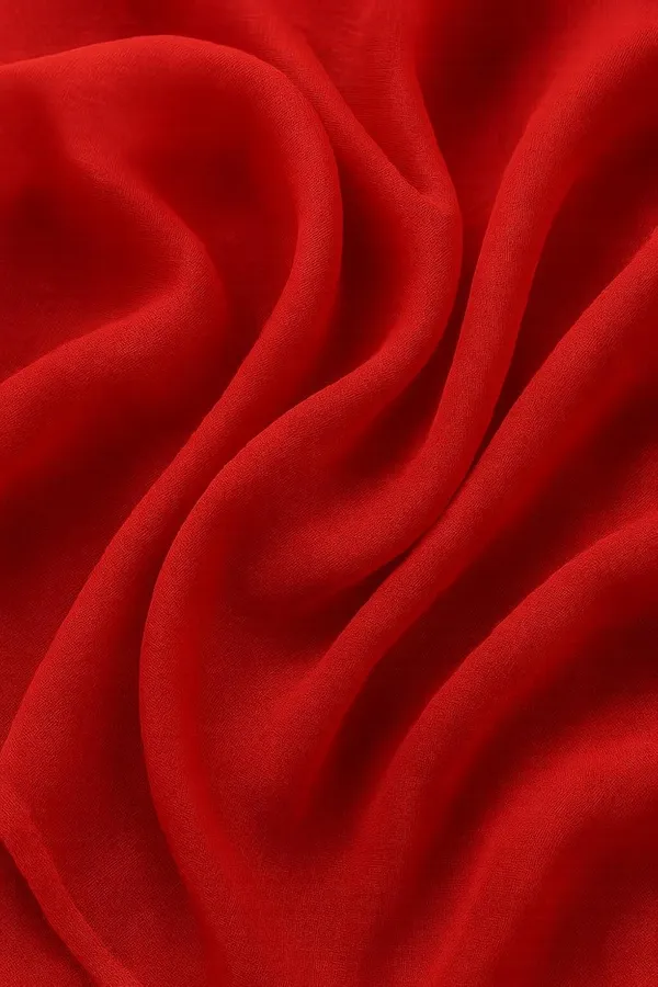 Red_Pure_Cotton_Dupatta_2.25_Meter_Lightweight_Soft_Breathable_Chunni_Shawl_Summer_Accessory_For_Women
