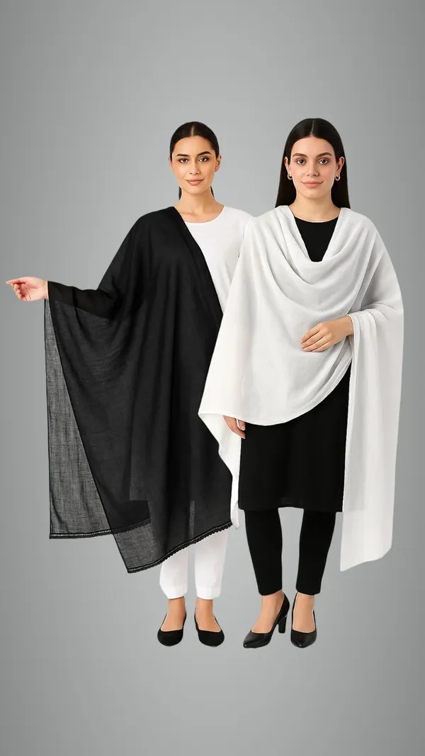 Black_&_White_Pure_Cotton_Solid_Dupatta_Lightweight_Pack_Of_2