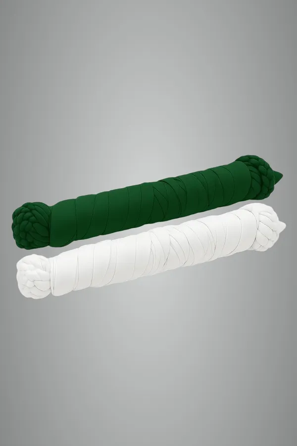 Pack_Of_2_White_&_Dark-Green_Pure_Cotton_Dupatta_2.25_Meter_Soft_Chunni_Shawl_Stole_Dupatta_Combo_For_Summer