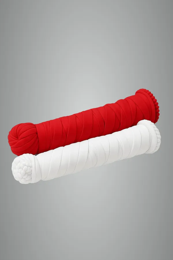 Pack_Of_2_White_&_Red_Pure_Cotton_Dupatta_2.25_Meter_Soft_Cotton_Chunni_Shawl_Stole_Dupatta_Combo_For_Summer