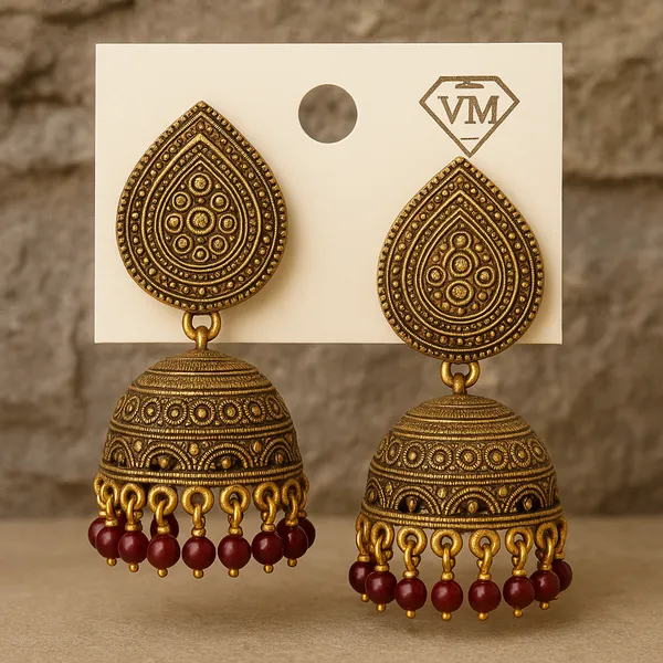 Maroon_&_Antique_Gold_Festive_Luxury_Collection_Earrings