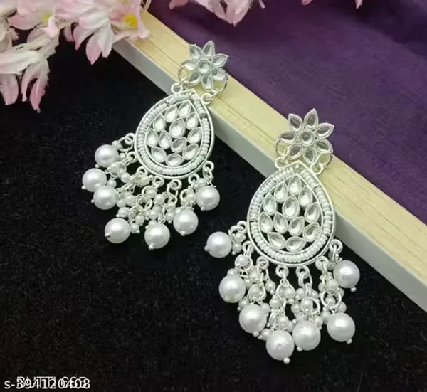 Silver_White_Royal_Kundan_&_Pearl_Drop_Earrings_Silver-Toned_Festive_Statement_Jewelry