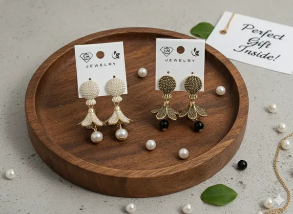 Gold_Elegant_Floral_Drop_With_Pearls_Earrings_(Pack_Of_2)
