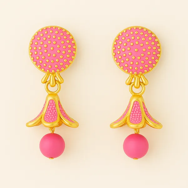 Red_&_Pink_Traditional_Twin-Tone_Festive_Looks_Earrings_(Pack_Of_2)