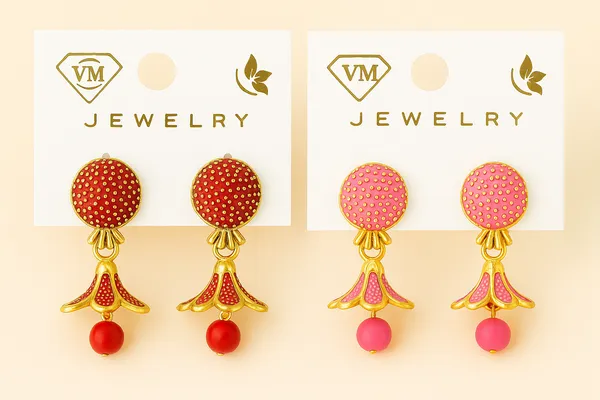 Red_&_Pink_Traditional_Twin-Tone_Festive_Looks_Earrings_(Pack_Of_2)