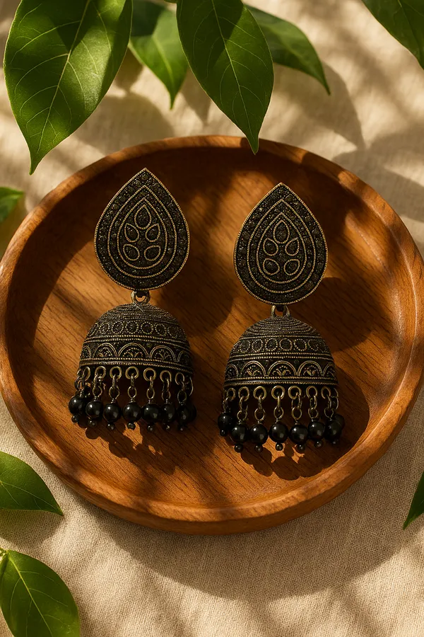 Royal_Black-Gold_Festive_Luxury_Collection_Jhumka_Earrings