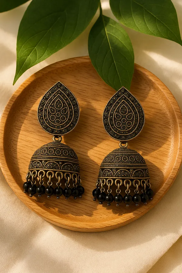 Royal_Black-Gold_Festive_Luxury_Collection_Jhumka_Earrings