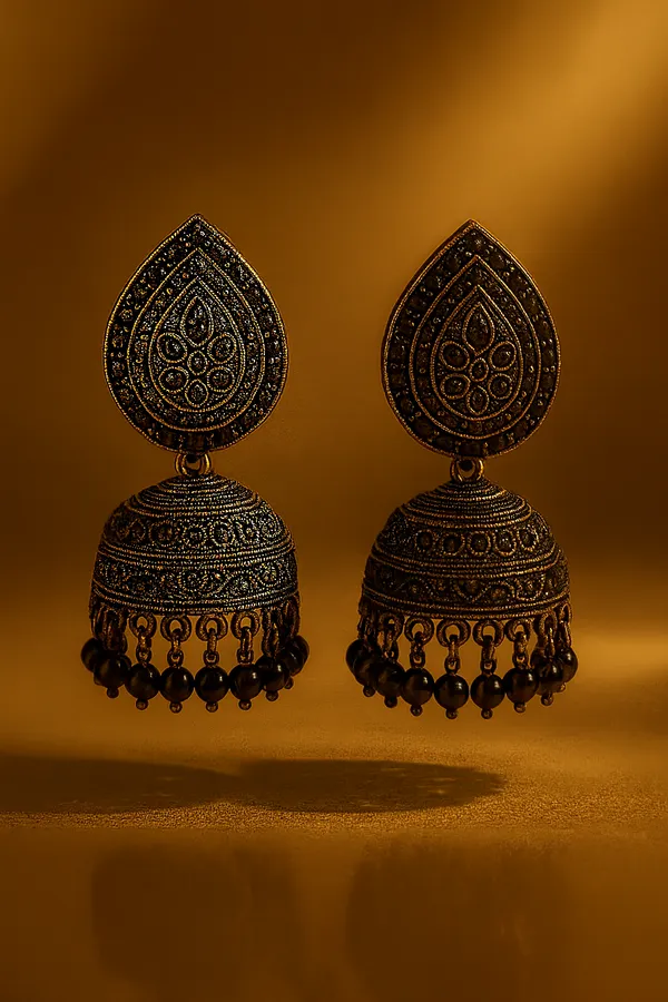 Royal_Black-Gold_Festive_Luxury_Collection_Jhumka_Earrings