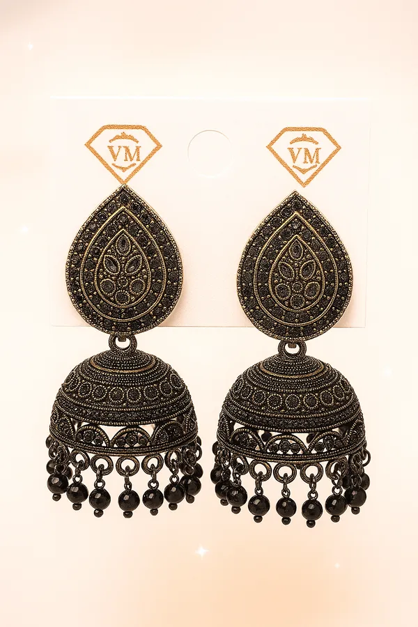 Royal_Black-Gold_Festive_Luxury_Collection_Jhumka_Earrings
