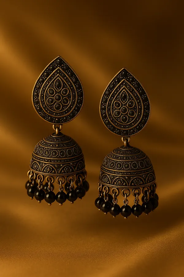 Royal_Black-Gold_Festive_Luxury_Collection_Jhumka_Earrings