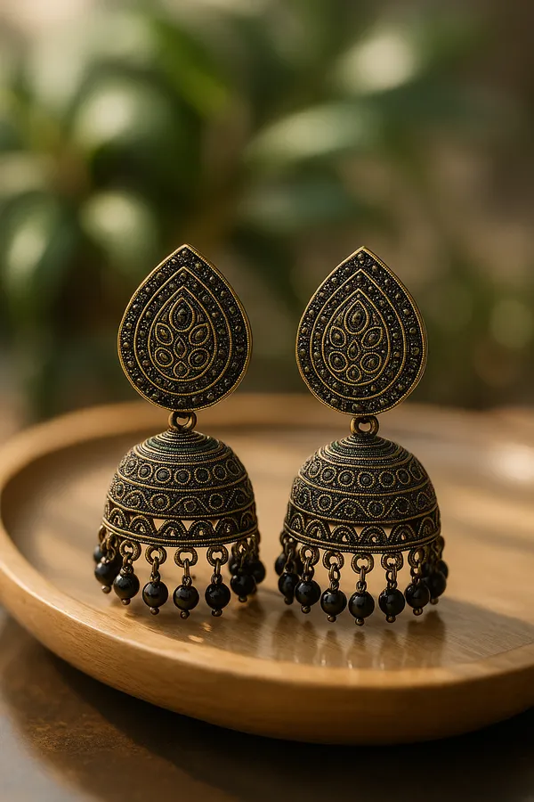 Royal_Black-Gold_Festive_Luxury_Collection_Jhumka_Earrings