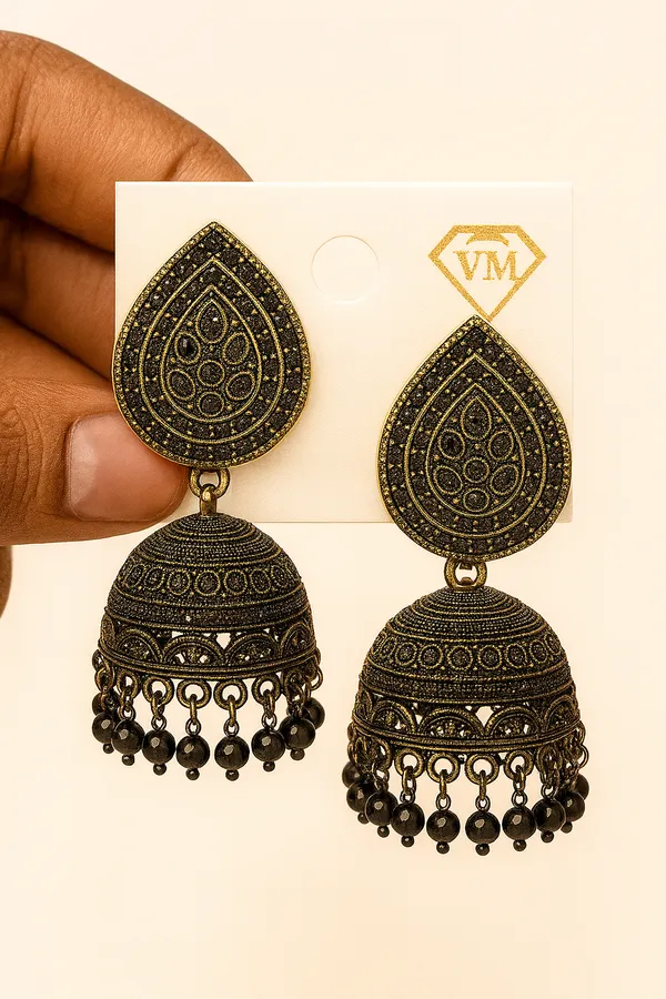 Royal_Black-Gold_Festive_Luxury_Collection_Jhumka_Earrings