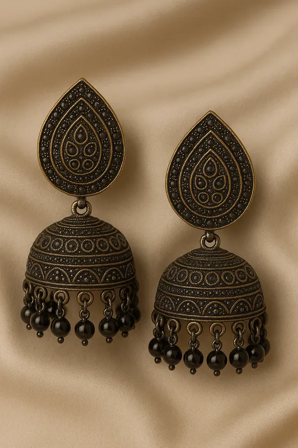 Royal_Black-Gold_Festive_Luxury_Collection_Jhumka_Earrings