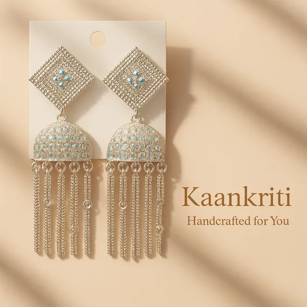 Silver_Noor_Jhalar_Chandeliers_Earrings