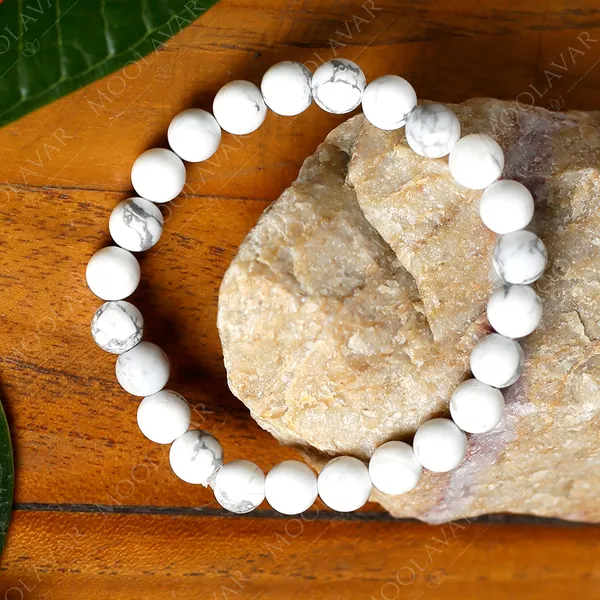 White_Crystal_Premium_&_Elegant_Howlite_Bracelet_For_Unisex