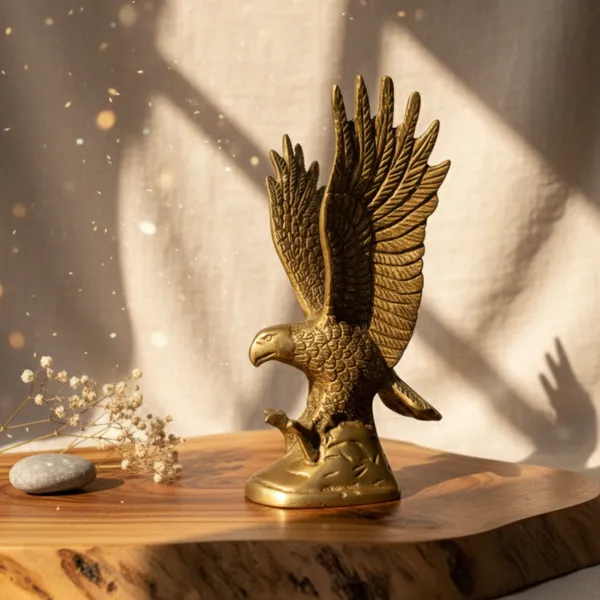 Golden_Brass_Premium_&_Elegant_Eagle_Idol_For_Home_Vastu_Treatment