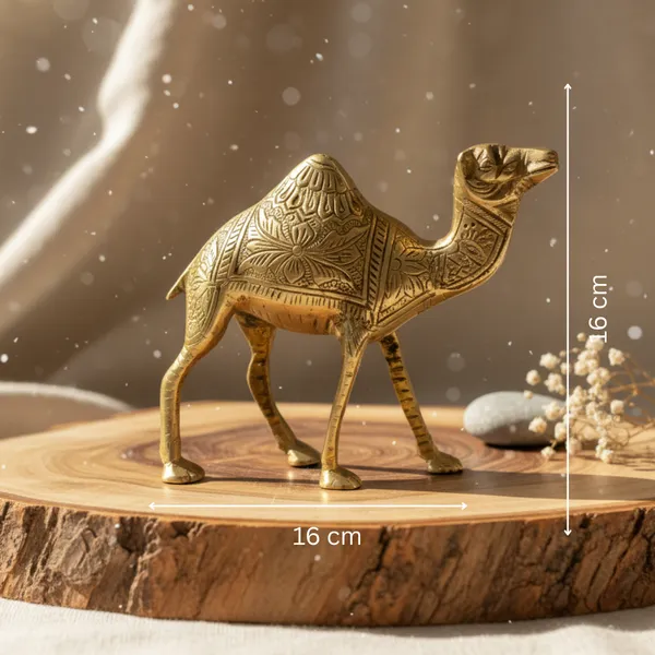 Golden_Brass_Premium_&_Elegant_Camel_Idol_For_Home_Vastu_Treatment