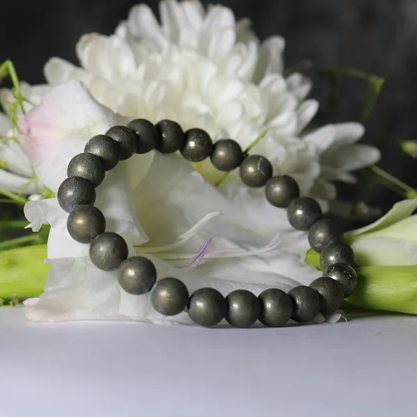 Green_Crystal_Premium_&_Elegant_Pyrite_Bracelet_For_Unisex