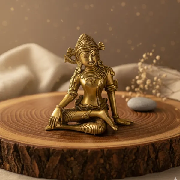 Golden_Brass_Premium_&_Elegant_Inderdevta_Idol_For_Home_Vastu_Treatment