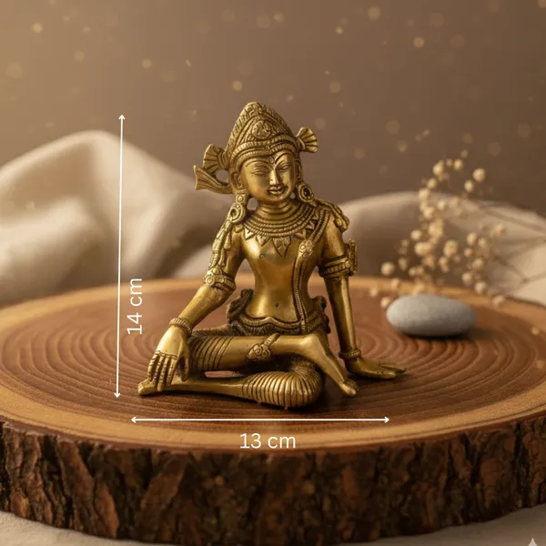 Golden_Brass_Premium_&_Elegant_Inderdevta_Idol_For_Home_Vastu_Treatment